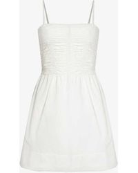 Faithfull The Brand - Rhea A-line Organic Cotton Poplin Mini Dress - Lyst