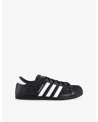 adidas - Superstar Low Pro Leather Trainers - Lyst