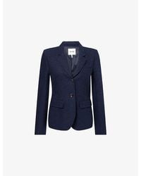 ME+EM - Soft Sculpt Textured Bouclé Cotton-Blend Jacket - Lyst