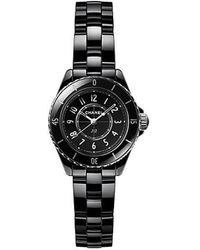 CHANEL - J12 28Mm Steel And Ceramic Quartz Watch - Lyst