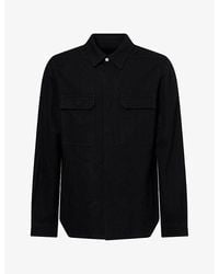 Rick Owens - Regular-Fit Flap-Pocket Cotton-And-Wool Shirt - Lyst