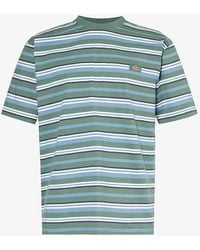Dickies - Glade Spring Striped Cotton-jersey T-shirt - Lyst