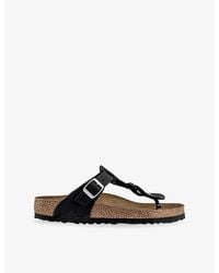 Birkenstock - Toe-Post Leather Sandals - Lyst