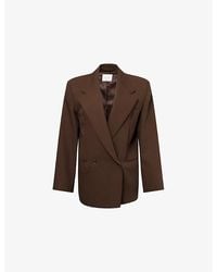 Weekend by Maxmara - Ginseng Notch-Lapels Wool Blazer - Lyst