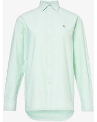 Polo Ralph Lauren - Logo-embroidered Regular-fit Cotton Shirt - Lyst