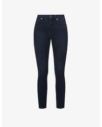 GOOD AMERICAN - Good Legs Skinny High Rise Organic-cotton Stretch-denim Jeans - Lyst