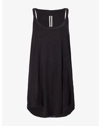 Rick Owens - Gigi Scoop-Neck Wool And Silk-Blend Tank Top - Lyst