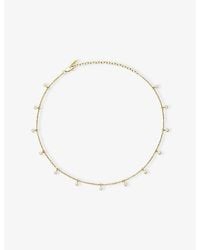 Missoma - Interstellar 18Ct Recycled-Plated Brass And Cubic Zirconia Choker Necklace - Lyst