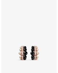 Cartier - Clash De 18Ct Rose-, 0.85Ct Brilliant-Cut Diamond And 13.34Ct Onyx Earrings - Lyst