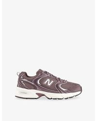New Balance - Mr530 Leather And Mesh Trainers - Lyst