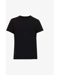 Rick Owens - Exposed-seams Boxy-fit Cotton-jersey T-shirt X - Lyst