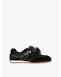 Steve Madden - Coheart Faux-Leather Trainers - Lyst