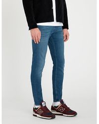 7 For All Mankind Ronnie Tapered Luxe Performance Plus Skinny Tapered Jeans  in Black for Men | Lyst Canada