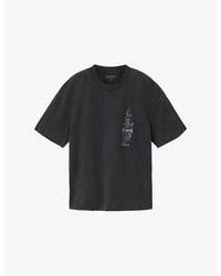 AllSaints - Ignis Graphic-Print Cotton T-Shirt - Lyst