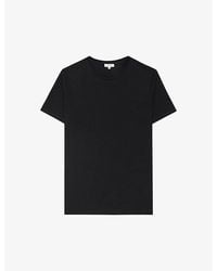 Reiss - Bless Crewneck Cotton-Jersey T-Shirt - Lyst