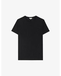 Reiss - Bless Crewneck Cotton-Jersey T-Shirt - Lyst