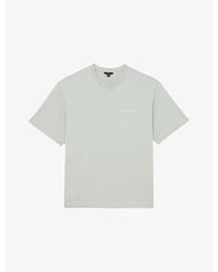 Reiss - Casa Logo-Print Cotton-Jersey T-Shirt - Lyst