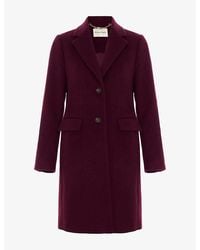Phase Eight - Lydia Long Wool-Blend Coat - Lyst