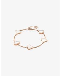 BVLGARI - Divas' Dream 18Ct Rose- And Mother-Of-Pearl Bracelet - Lyst