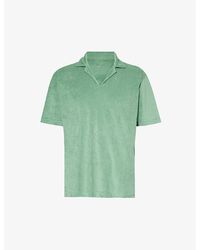 Paul Smith - Towel Stripe Open-collar Regular-fit Cotton-blend Shirt Xx - Lyst