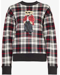 Polo Ralph Lauren - Brand-print Cotton-blend Sweatshirt X - Lyst