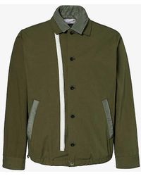 Sacai - Funnel-neck Padded Cotton-blend Regular-fit Jacket - Lyst