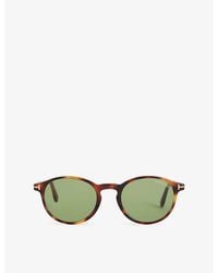 Tom Ford - Ft1331 Prescott Round-Frame Acetate Sunglasses - Lyst
