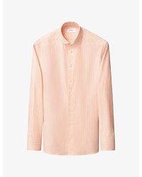 Eton - Signature Oxford Striped Slim-Fit Cotton Shirt - Lyst