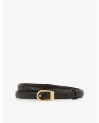 Reiss - Mila Mini Leather Belt - Lyst
