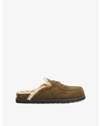 Dune - Goldy Suede Loafers - Lyst