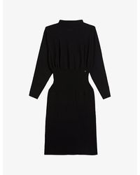 Ted Baker - Cocoon Stretch-knit Midi Dress - Lyst