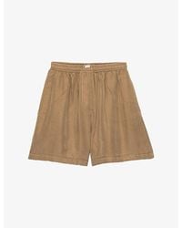 Prada - Old Cupro And Silk Shorts - Lyst
