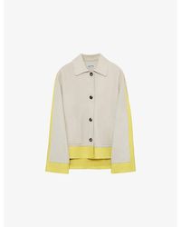 Loewe - Turn-Up Contrast Suede Jacket - Lyst