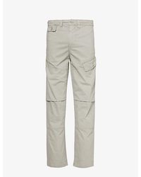 Belstaff - Dalesman Brand-patch Straight-rise Regular-fit Cotton Trousers - Lyst