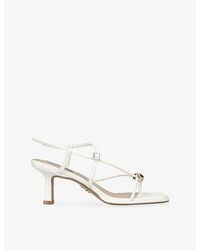 Steve Madden - Jackpots 253 Faux-Leather Heeled Sandals - Lyst