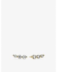Sif Jakobs - Tiara Piccolo 14Ct- And 0.48Ct Lab Grown Diamond Stud Earrings - Lyst