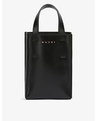 Marni - Brand-print Leather Tote Bag - Lyst