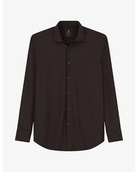 BOGGI - Slim-Fit Long-Sleeved Stretch-Woven Shirt - Lyst