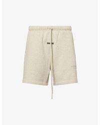 Fear Of God - Soccer Fleece Logo-Embellished Cotton-Blend Track Shorts - Lyst