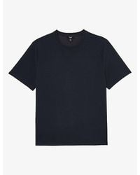 Reiss - Cole Crewneck Short-Sleeve Stretch-Jersey T-Shirt - Lyst