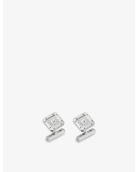 Cartier - Santos De Palladium-Plated Sterling Cufflinks - Lyst