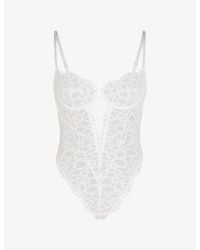 Savage x Fenty - Savage Not Sorry Underwired Lace Teddy - Lyst