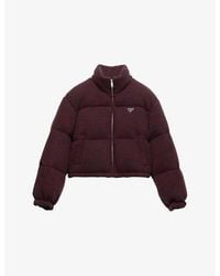 Prada - Wool-Cashmere Down Jacket - Lyst