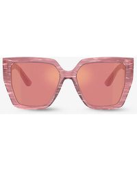 Dolce & Gabbana - Dg4438 Square-frame Acetate Sunglasses - Lyst