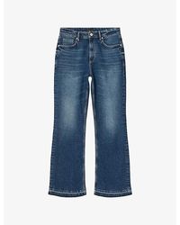 AllSaints - Fable Bootcut Mid-Rise Stretch-Denim Jeans - Lyst
