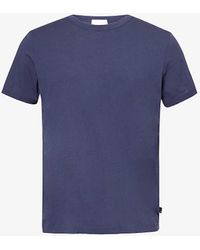 7 For All Mankind - Featherweight Short-sleeve Cotton T-shirt X - Lyst