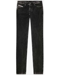 DIESEL - 03 D-finitive Tapered-leg Cotton-blend Jeans - Lyst