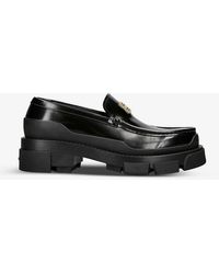 Givenchy - Terra Logo-plaque Leather Loafers - Lyst