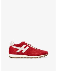 Hogan - Allacciato H699 Suede Trainers - Lyst