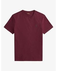 Polo Ralph Lauren - Classic Short-Sleeve Cotton-Jersey T-Shirt - Lyst